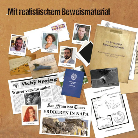 Murder Mystery Case File Der Tote im Weinkeller Hidden Games