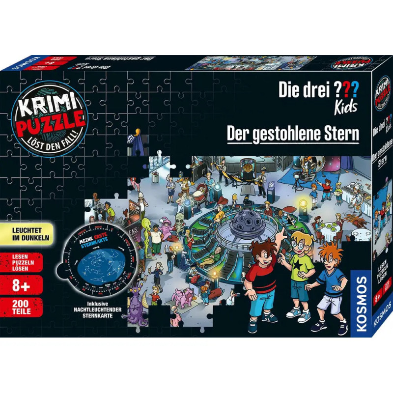 Krimipuzzle Die drei ??? Kids Der gestohlene Stern