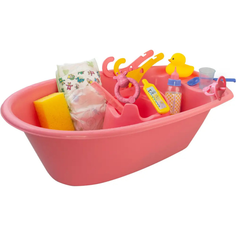 Puppen-Badewanne mit Zubehör, ca. 50 cm Puppen-Badewanne mit Zubehör, ca. 50 cm