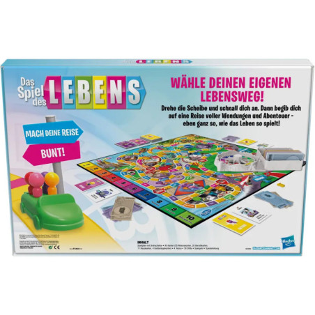 Hasbro F0800100 Spiel des Lebens, Neuaufage