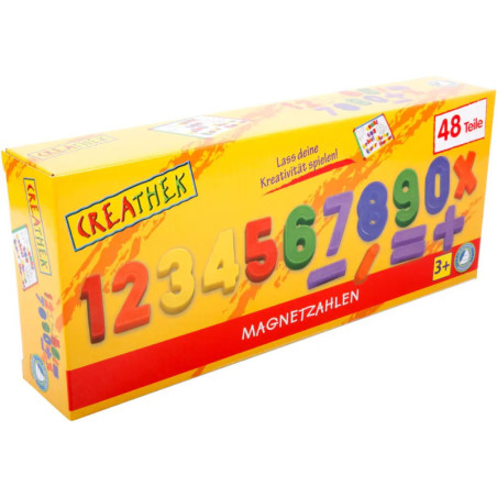 Creathek Magnet Zahlen und Zeichen 48-teilig Creathek Magnet Zahlen und Zeichen 48-teilig