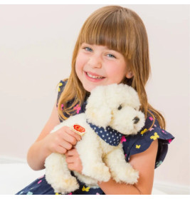 Teddy Hermann Labradoodle sitzend, 30 cm