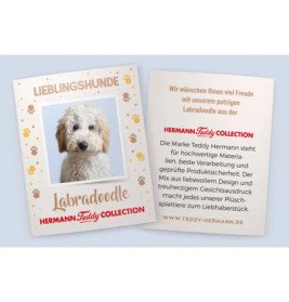 Teddy Hermann Labradoodle sitzend, 30 cm