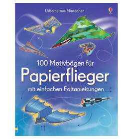100 Motivbögen für Papierflieger