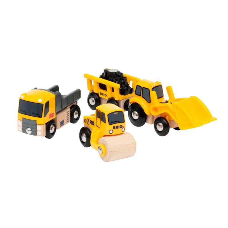 Ravenburger 63365800 BRIO Baustellenfahrzeuge RW Rolling Stock