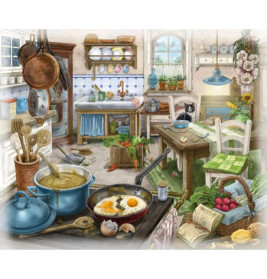 Ravensburger 16877 Puzzle EXIT Im Gutshaus Küche 99 Teile