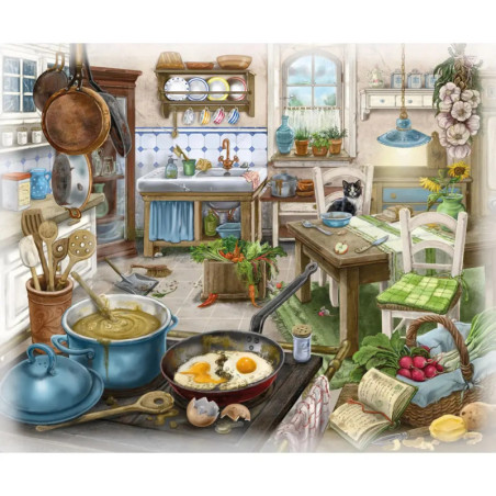Ravensburger 16877 Puzzle EXIT Im Gutshaus Küche 99 Teile