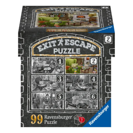 Ravensburger 16878 Puzzle EXIT Im Gutshaus Wohnzimmer 99 Teile