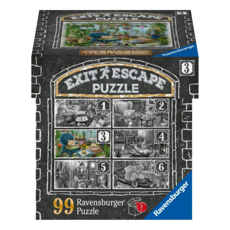 Ravensburger 16879 Puzzle EXIT Im Gutshaus Wintergarten 99 Teile