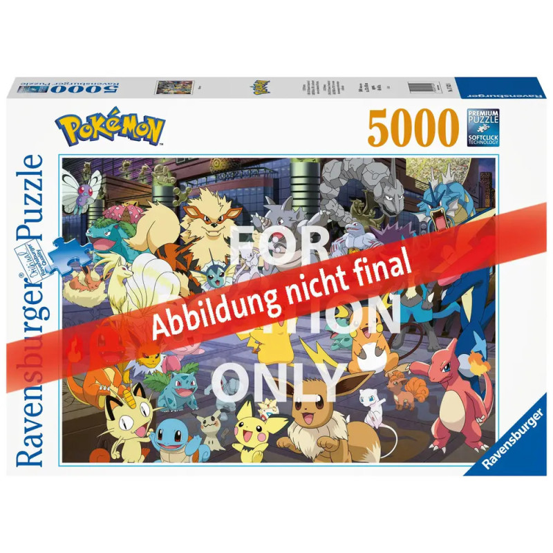 Ravenburger 16845 Puzzle Pokémon Allstars 4000 / 5000 Teile