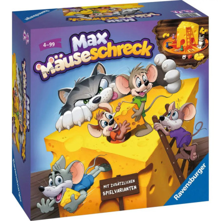 Ravenburger 24562 Max Mäuseschreck Lustige Kinderspiele