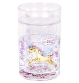 Glitzerbecher Einhorn-Paradies (1 Stück)
