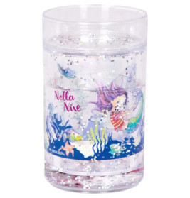 Glitzerbecher mit Schwimmelementen - Nella Nixe