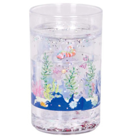 Glitzerbecher mit Schwimmelementen - Nella Nixe