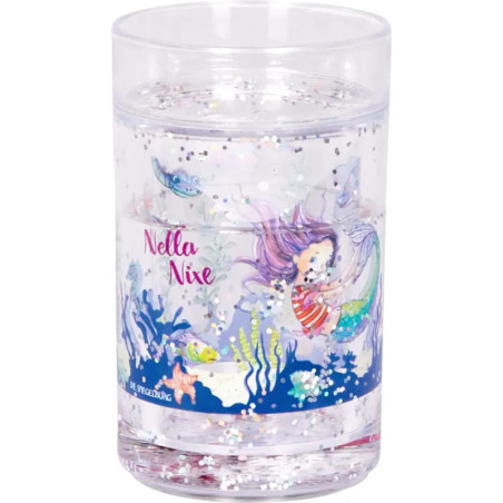 Glitzerbecher mit Schwimmelementen - Nella Nixe Glitzerbecher mit Schwimmelementen - Nella Nixe