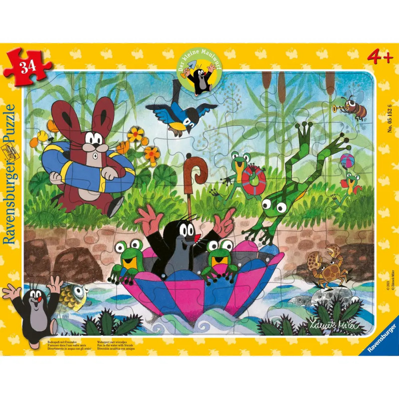 Ravenburger 5152 Puzzle Badespaß mit Freunden 30-48 Teile