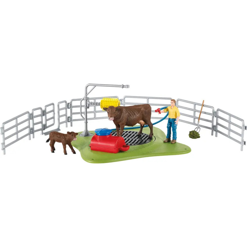 schleich® 42529 Farm World Kuh Waschstation