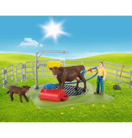 schleich® 42529 Farm World Kuh Waschstation