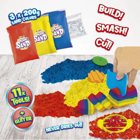 MAGIC SAND - Sandamazing- Rainbow Set sortiert (1 Stück) MAGIC SAND - Sandamazing- Rainbow Set sortiert (1 Stück)