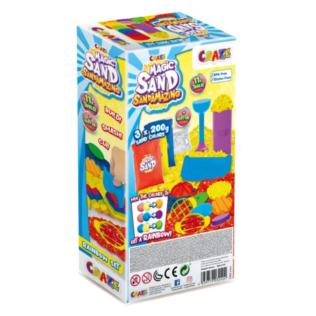 MAGIC SAND - Sandamazing- Rainbow Set sortiert (1 Stück) MAGIC SAND - Sandamazing- Rainbow Set sortiert (1 Stück)