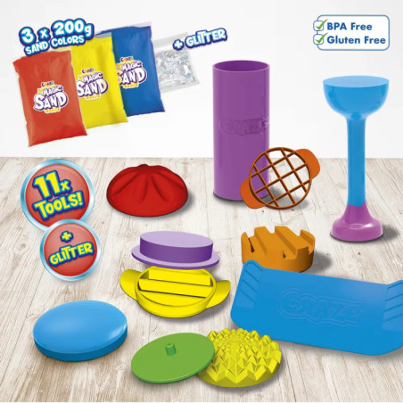 MAGIC SAND - Sandamazing- Rainbow Set sortiert (1 Stück) MAGIC SAND - Sandamazing- Rainbow Set sortiert (1 Stück)