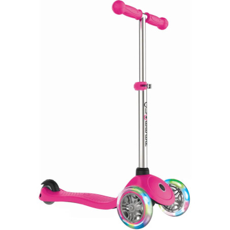 GLOBBER PRIMO LIGHTS neon pink, mit Leuchtrollen