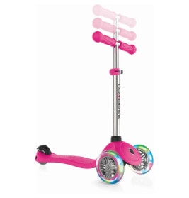 GLOBBER PRIMO LIGHTS neon pink, mit Leuchtrollen