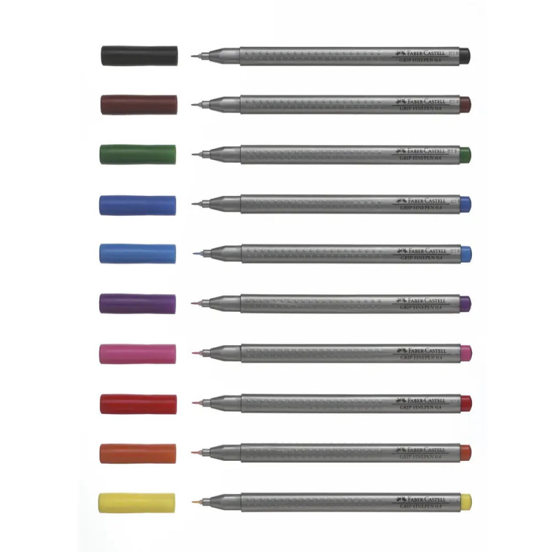 Faber-Castell Fineliner GRIP 10er Etui Faber-Castell Fineliner GRIP 10er Etui