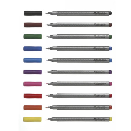 Faber-Castell Fineliner GRIP 10er Etui Faber-Castell Fineliner GRIP 10er Etui