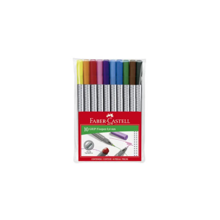 Faber-Castell Fineliner GRIP 10er Etui Faber-Castell Fineliner GRIP 10er Etui