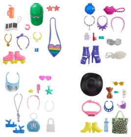 Mattel GWD98 Barbie Fashions Storytelling Packs, sortiert