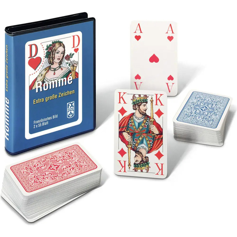 Ravenburger 27074 Rommé, Bridge, Canasta FXS Traditionelle Spielkarten