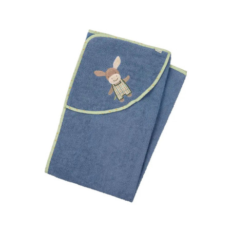 Sterntaler Badetuch100x100 Emmilius mittelblau