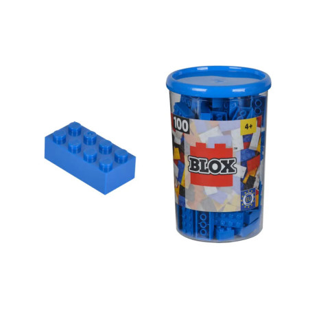 Blox 100 blaue 8er Steine in Dose