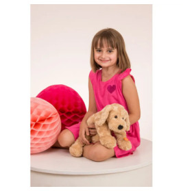 Teddy Hermann Schlenkerhund, beige, 40 cm