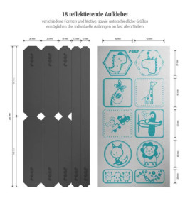 reer -  Reflektorsticker Set