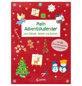 Mein Adventskalender zum Rätseln, Spielen und Basteln