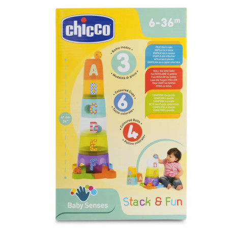 Chicco Stapelbecher und Kugelbahn 2in1 Chicco Stapelbecher und Kugelbahn 2in1