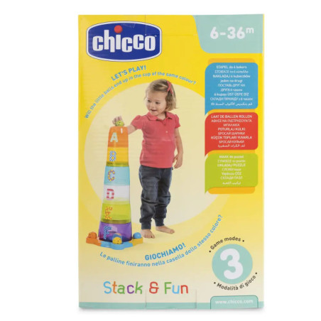 Chicco Stapelbecher und Kugelbahn 2in1 Chicco Stapelbecher und Kugelbahn 2in1