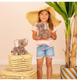 Teddy Hermann Elefant sitzend 25 cm