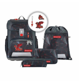 CLOUD Schulranzen-Set Dragon Drako , 5-teilig