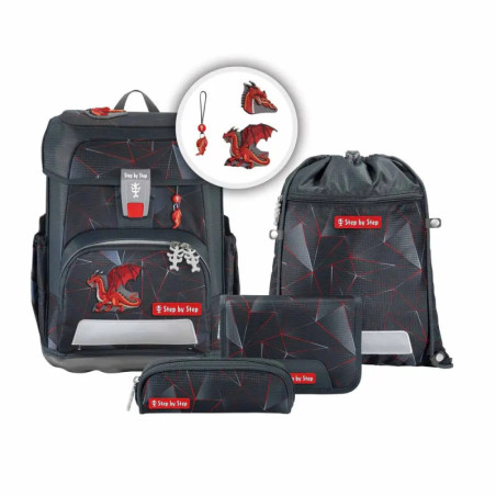 CLOUD Schulranzen-Set Dragon Drako , 5-teilig