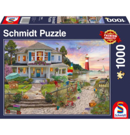 Schmidt Spiele 58990 Puzzle Das Strandhaus 1000 Teile