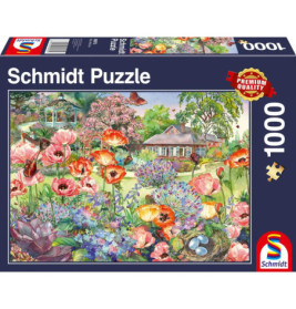 Schmidt Spiele 58975 Puzzle Blühender Garten 1000 Teile