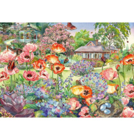 Schmidt Spiele 58975 Puzzle Blühender Garten 1000 Teile