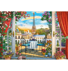 Schmidt Spiele 58976 Puzzle Terrasse in Paris 1000 Teile