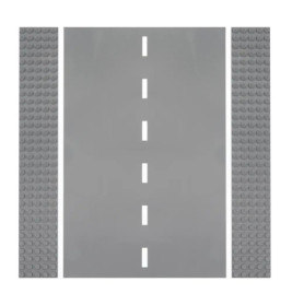 Open Bricks Streetplate 32x32 straight, 1 Stück