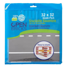 Open Bricks Streetplate 32x32 straight, 1 Stück