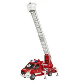 MB Sprinter Feuerwehr mit Drehleiter, Pumpe und Light + Sound Modul