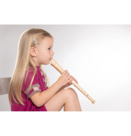Boogie Bee Blockflöte Holz Barock, 32 cm